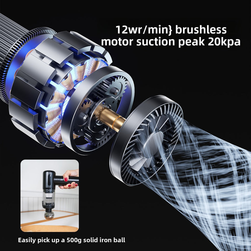 TurboVacu™ Cordless Car Vacuum